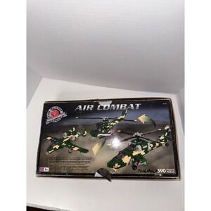 Pro Builder Air Combat  Military Helicopter Airplane Building Blocks 590 Pcs